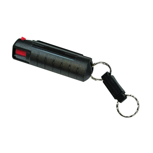 Eliminator Max - 1/2 oz. Pepper Spray with Black Hard Case and Quick Release Key Ring