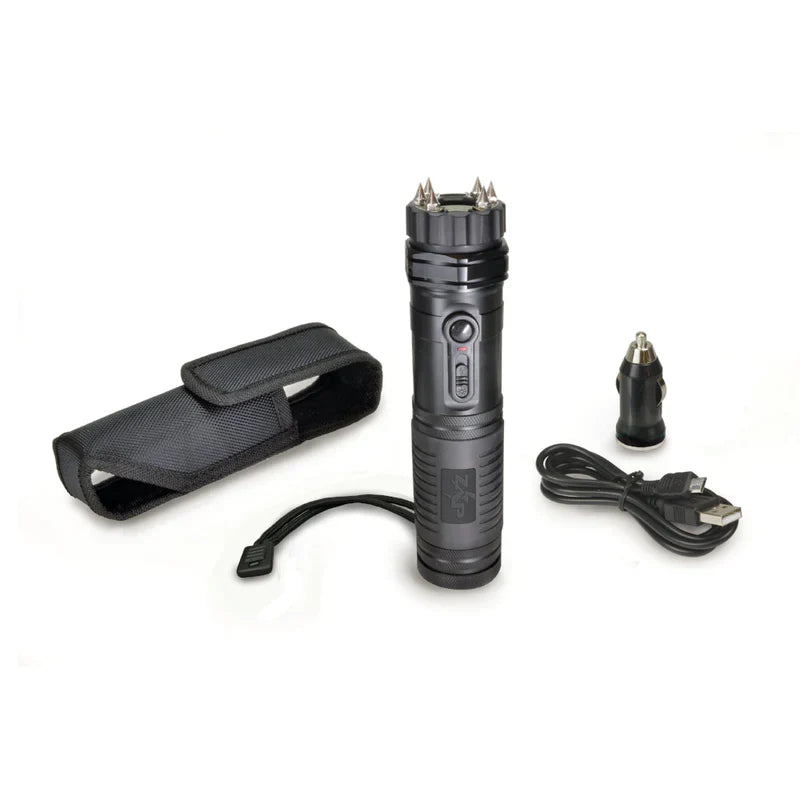 ZAP Light Extreme Stun Device / Flashlight - 1 Million Volts with Spike Electrodes